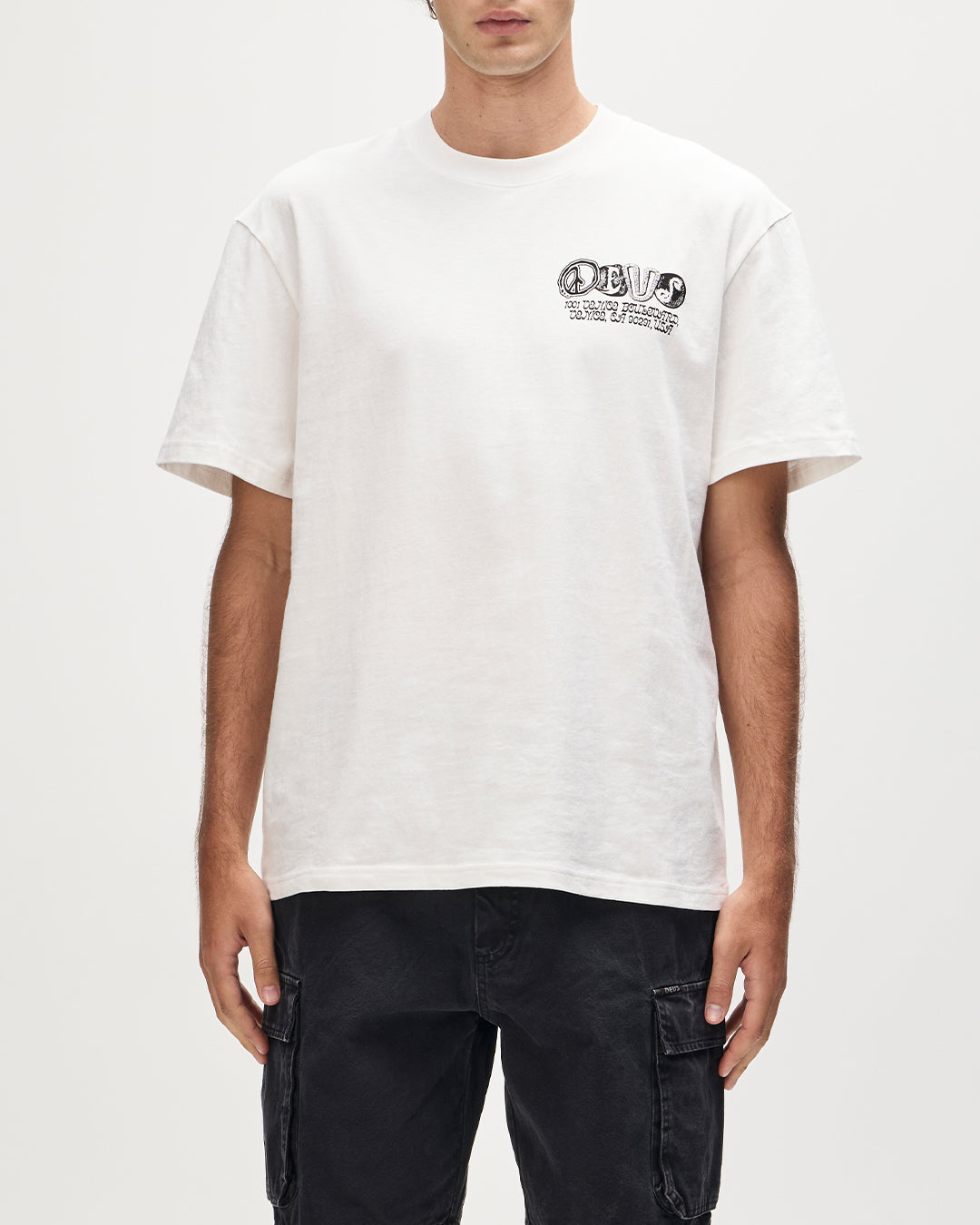 Tees | Deus Ex Machina | Labyrinth Tee - Vintage White – Deus Ex