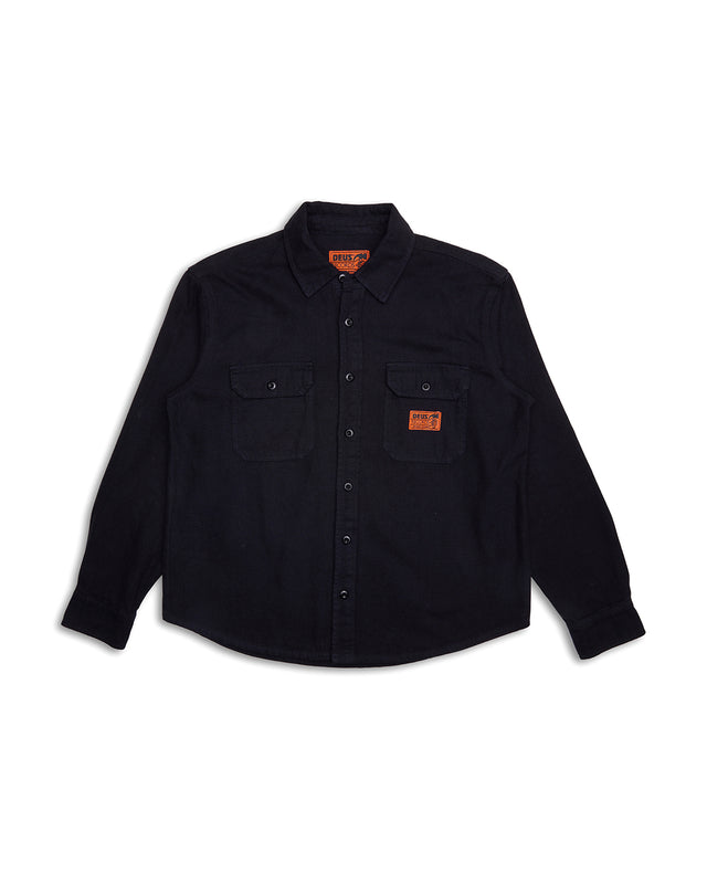 Too Busy Canvas Shirt - Anthracite