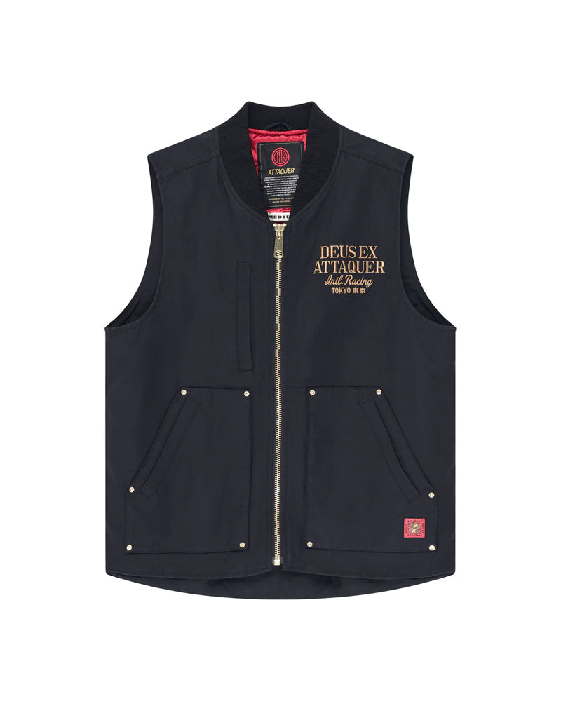 ジャケット・アウター argue MY CUSTOM MODS COAT(VEST SET) Jackets | Deus Ex Machina | Attaq Modify Vest - Black – Deus Ex