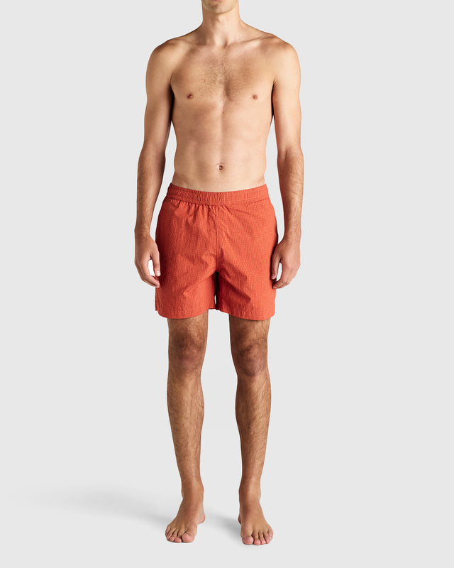 Service Swim Short - Terracotta