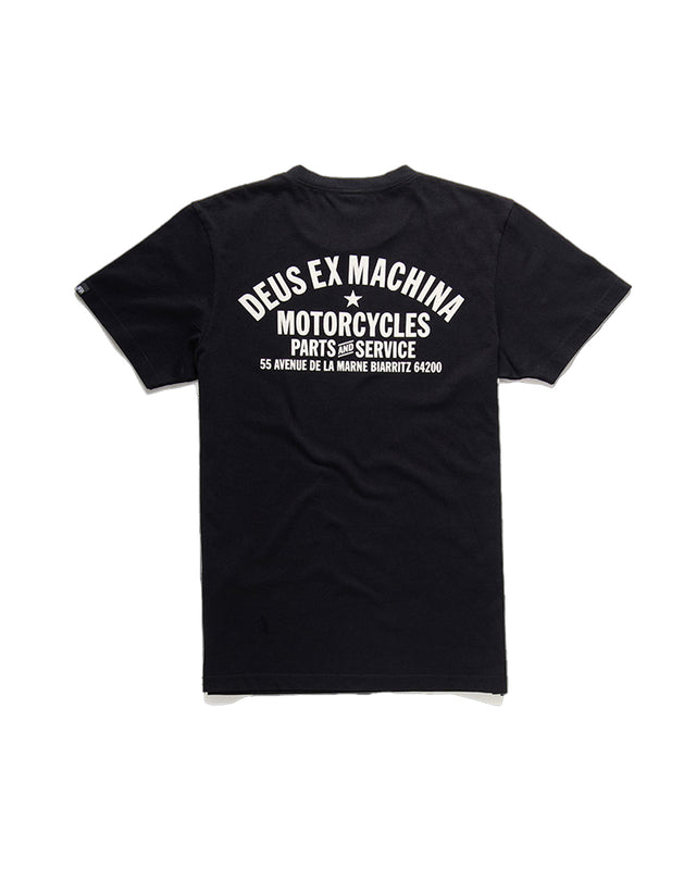 Biarritz Address Tee - Black