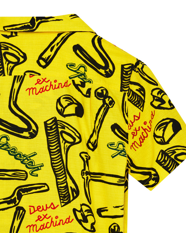 Specter Tools Ss Shirt - Canary Yellow