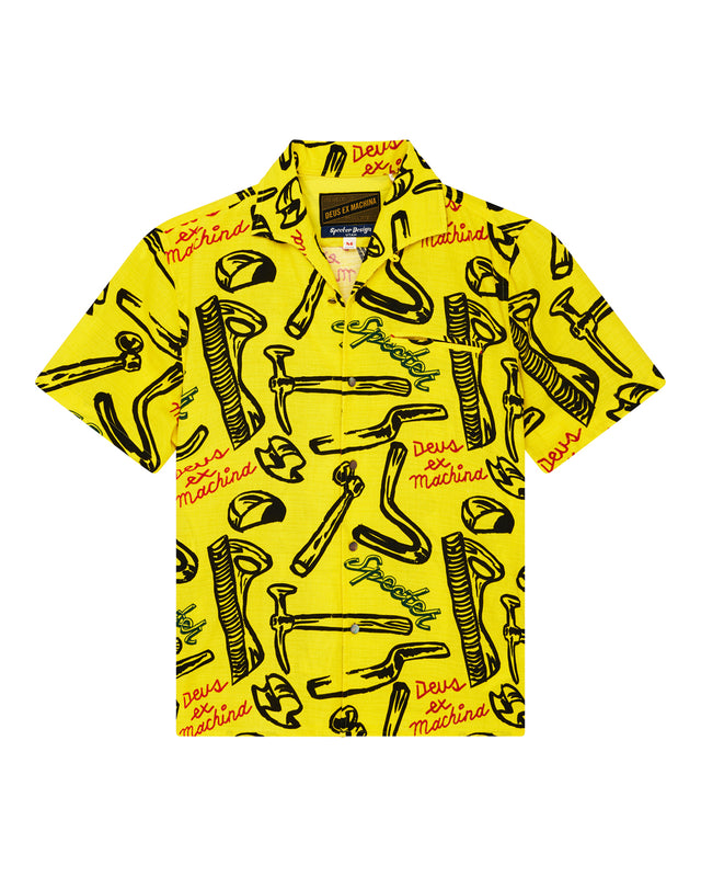 Specter Tools Ss Shirt - Canary Yellow