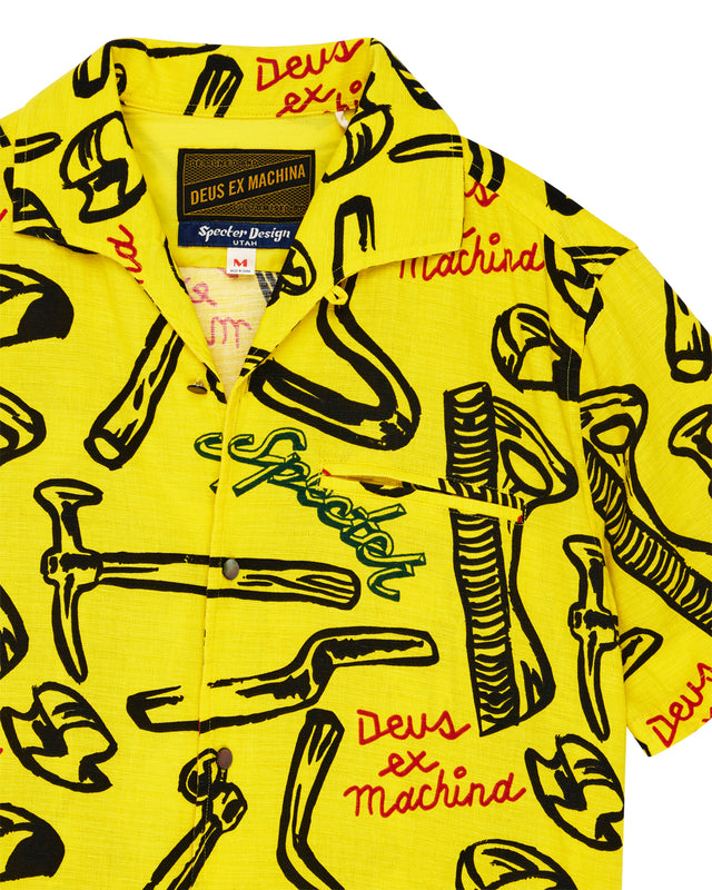 Specter Tools Ss Shirt - Canary Yellow