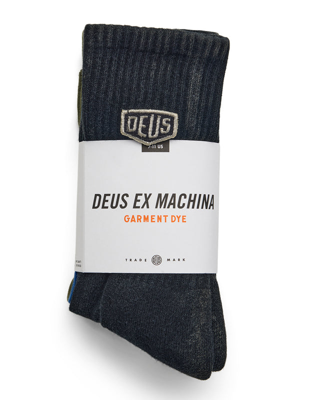 Shield Garment Dyed Sock (3 Pack) - 3 Pack Multi