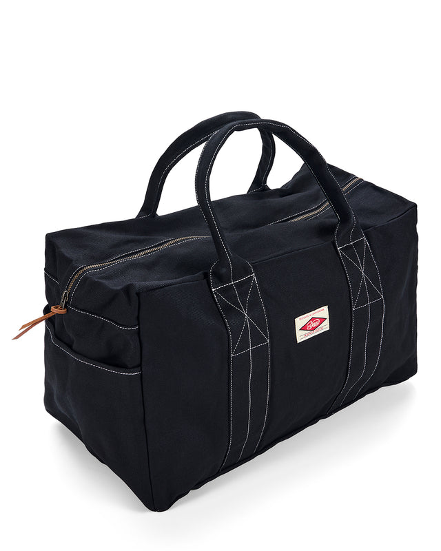 D261MBG357-CanvasDuffleBag-Black