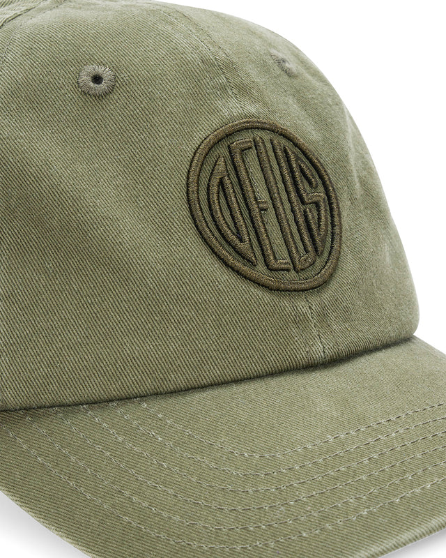 Pill Logo Dad Cap - Pine Green