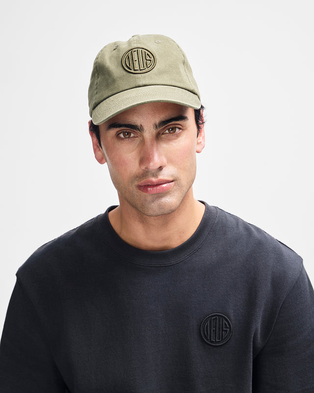 Pill Logo Dad Cap - Pine Green