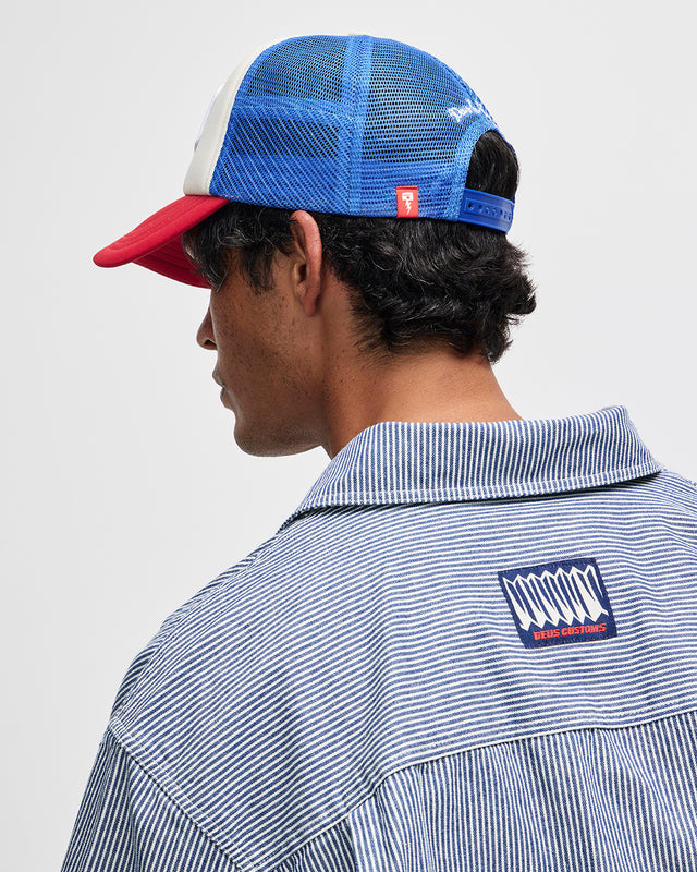 Baylands Trucker - Blue-Red