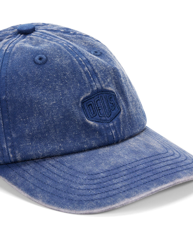 Shield Garment Dyed Dad Cap - Mechanic Blue