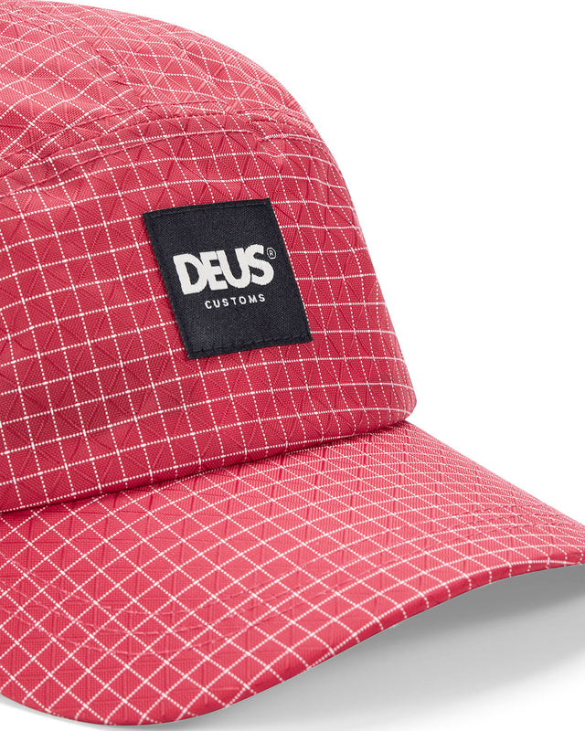 Tower 5 Panel Cap - Red