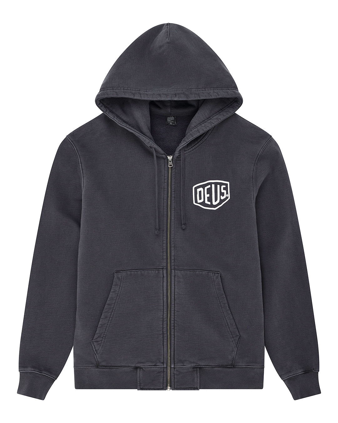 OLDMAN’STAILOR GARMENT DYE ZIP HOODIE Sweaters | Deus Ex Machina | Shield Garment Dyed Zip Hoodie