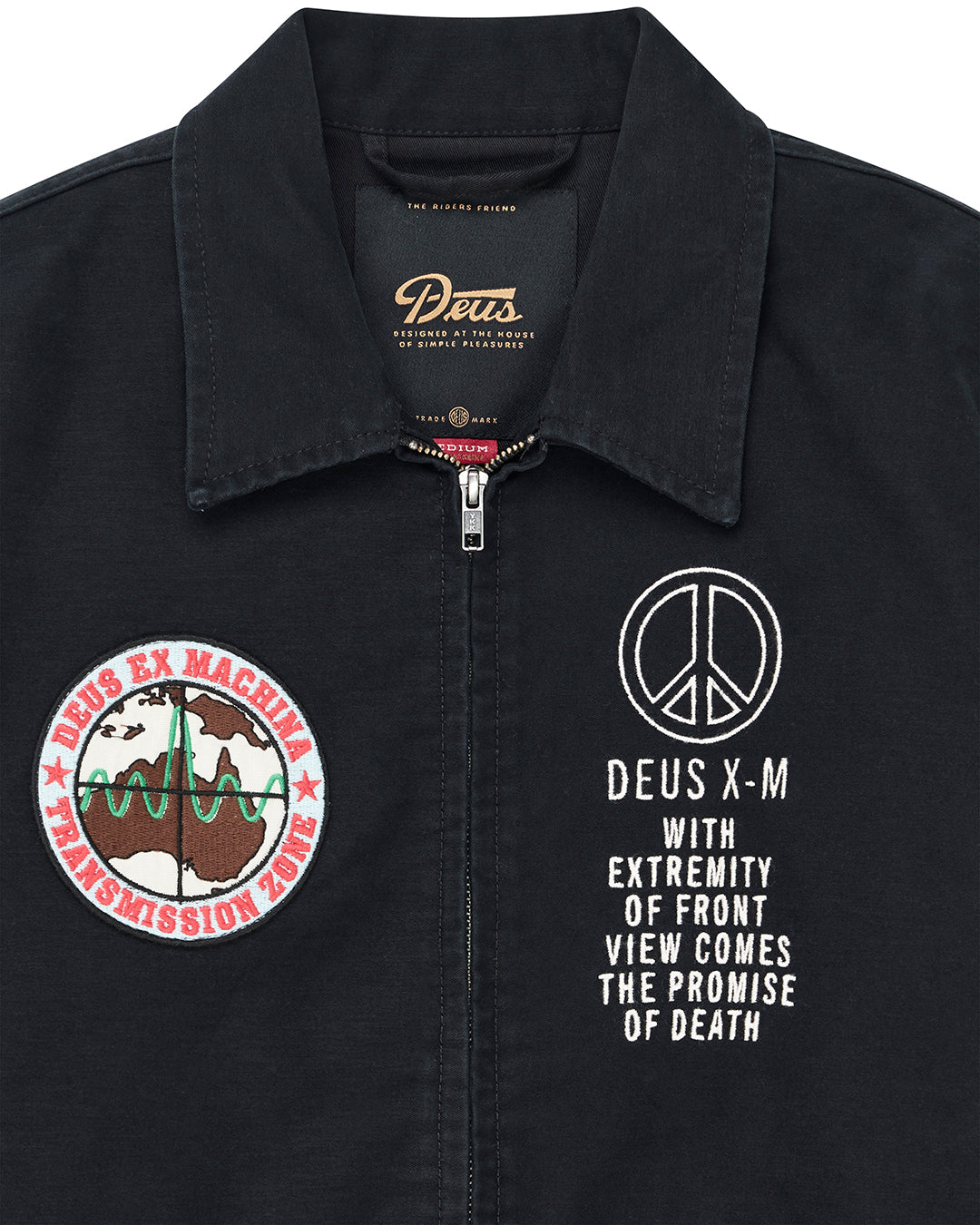 Jackets | Deus Ex Machina | Fugazi Souvenir Jacket - Black – Deus