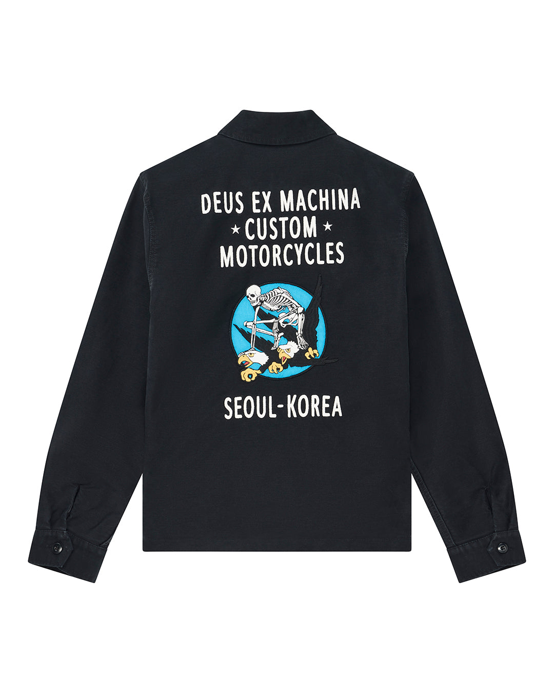 Jackets | Deus Ex Machina | Fugazi Souvenir Jacket - Black – Deus