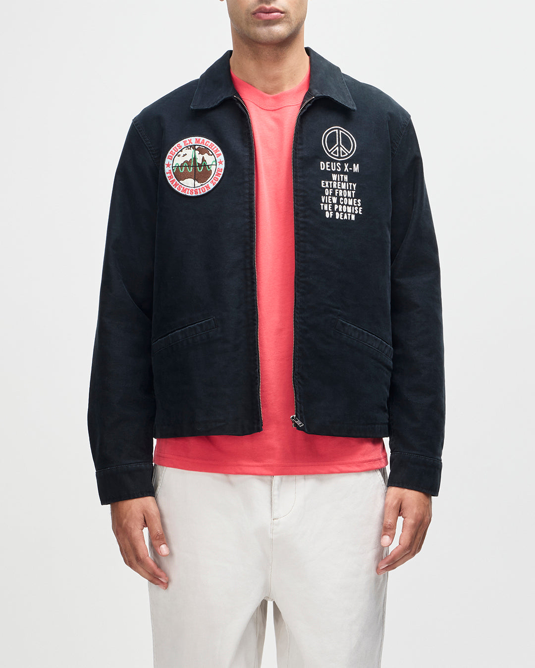 Jackets | Deus Ex Machina | Fugazi Souvenir Jacket - Black – Deus