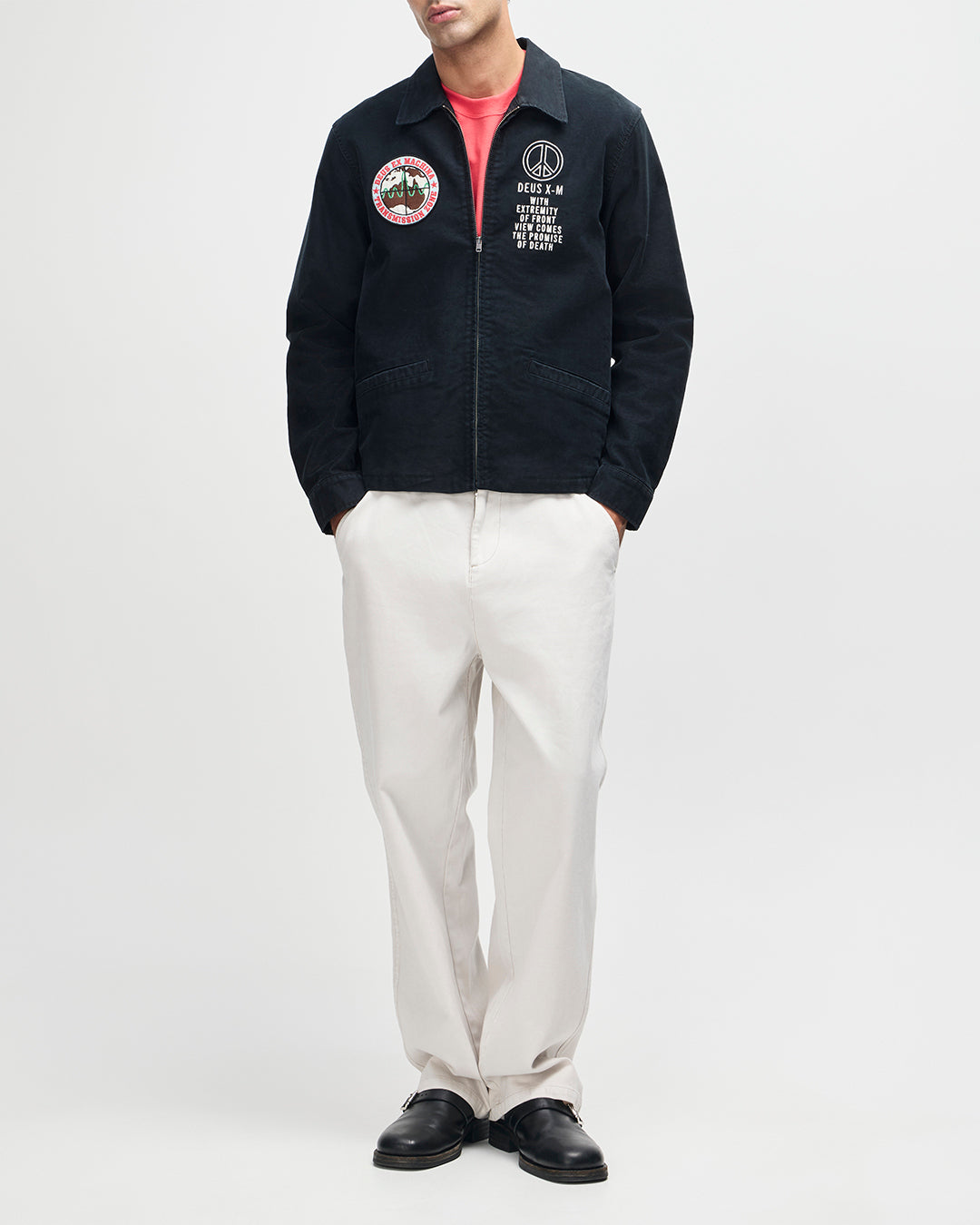 Jackets | Deus Ex Machina | Fugazi Souvenir Jacket - Black – Deus