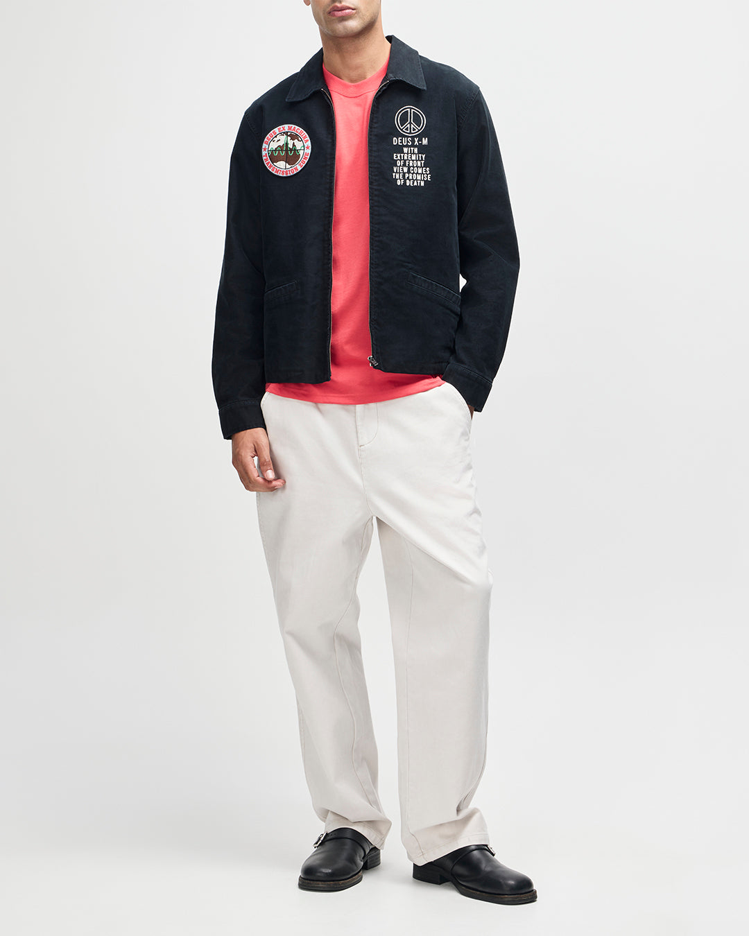 Jackets | Deus Ex Machina | Fugazi Souvenir Jacket - Black – Deus