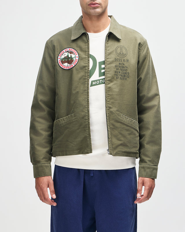 D261MJK301-FugaziSouvenirJacket-Pine