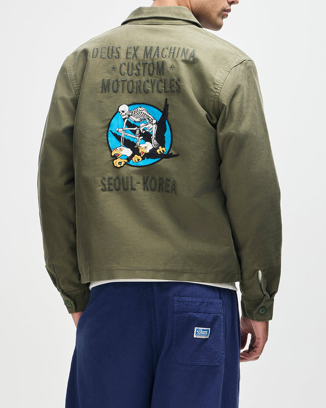 D261MJK301-FugaziSouvenirJacket-Pine