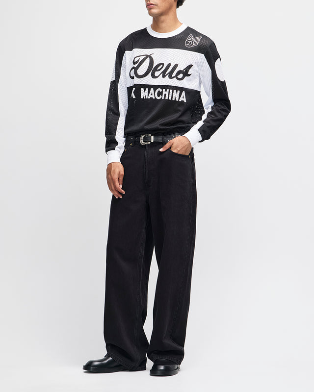 Saber Moto Jersey - Black