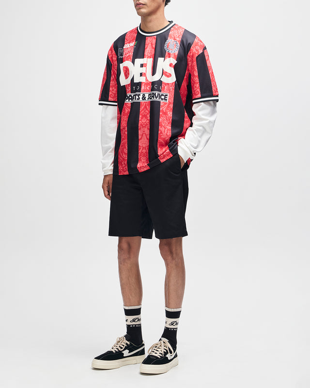 Nouveau Moto Tee - Fiery Red