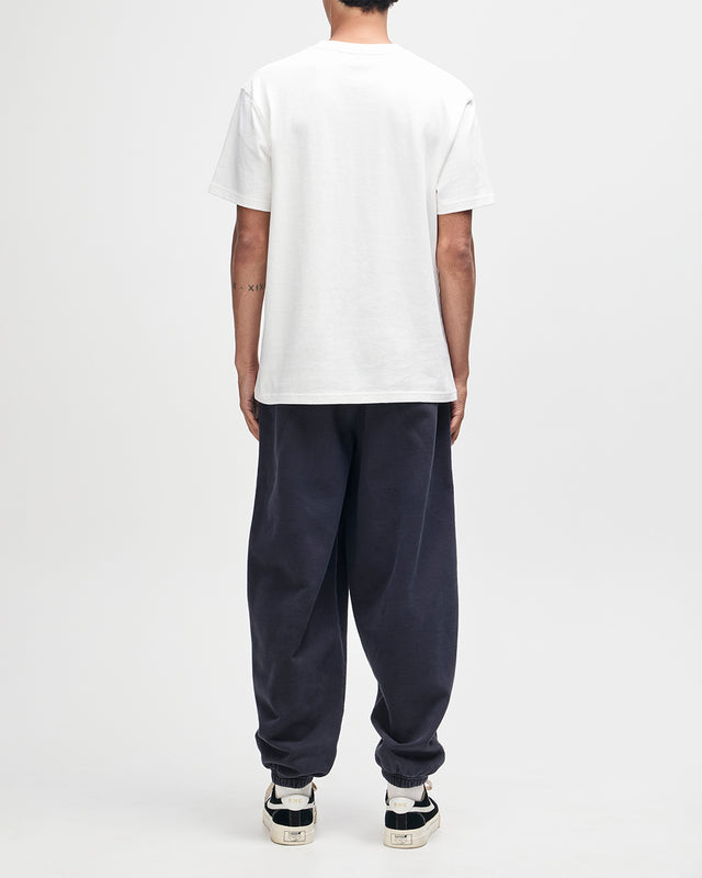 Shield Garment Dyed Track Pant - Black