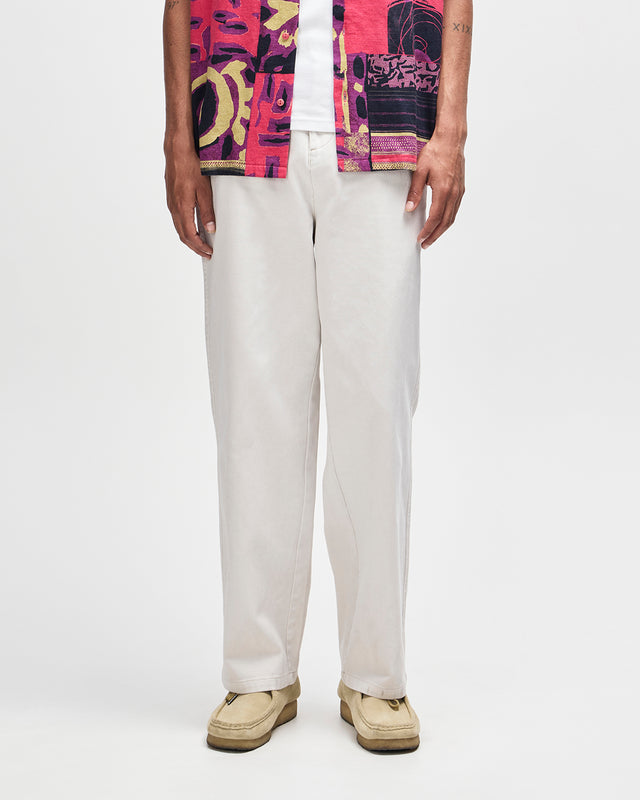 Stringer Walk Pant - Dirty White