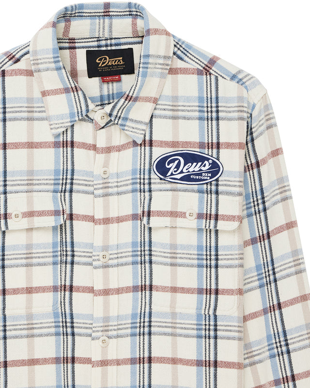 Vacay Check Shirt - Natural Check