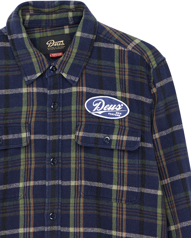 Vacay Check Shirt - Navy Check