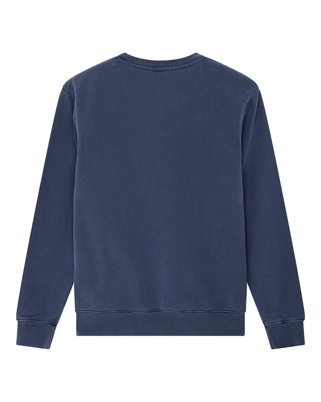 Shield Garment Dyed Crew - Mechanic Blue