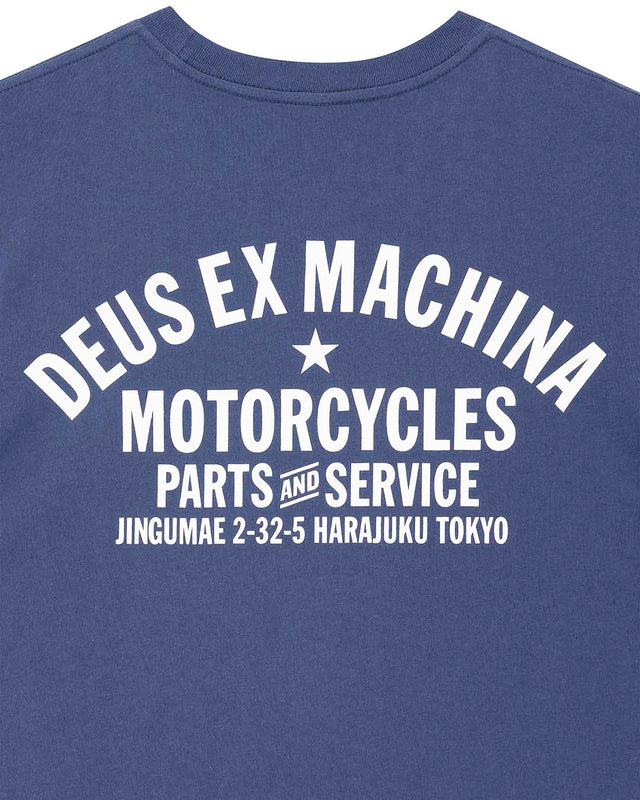 Harajuku Address Tee - Mechanic Blue
