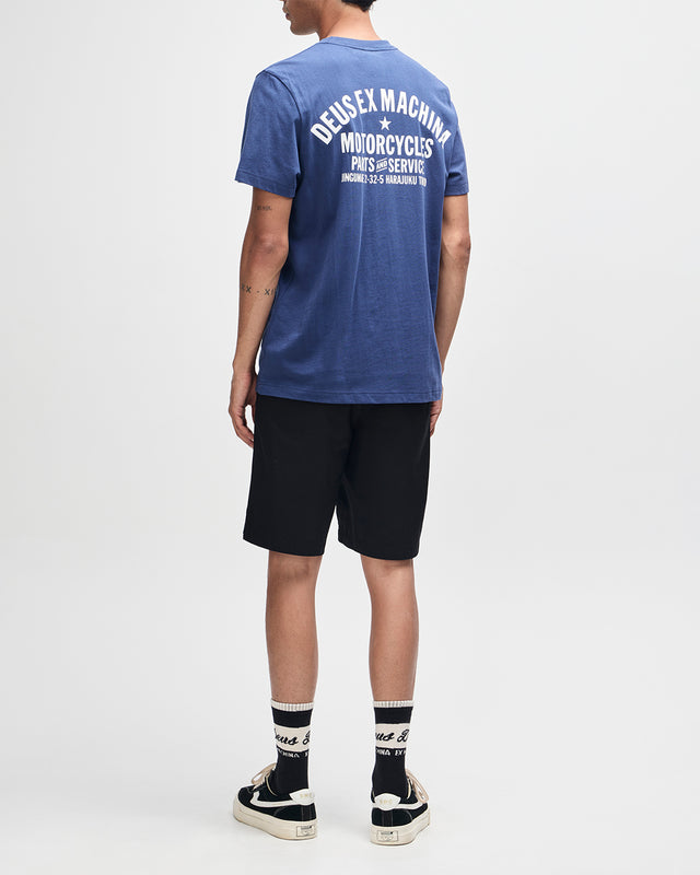 Harajuku Address Tee - Mechanic Blue