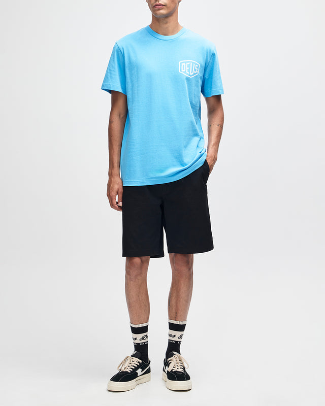 Biarritz Address Tee - Bonnie Blue