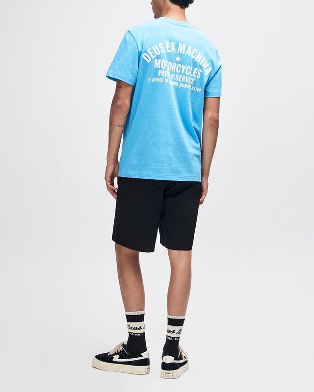 Biarritz Address Tee - Bonnie Blue