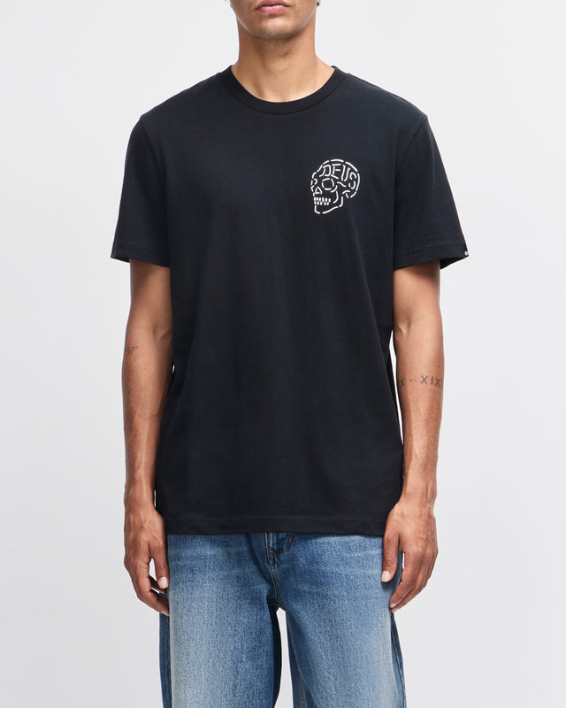 Venice-Skull-Tee-Black