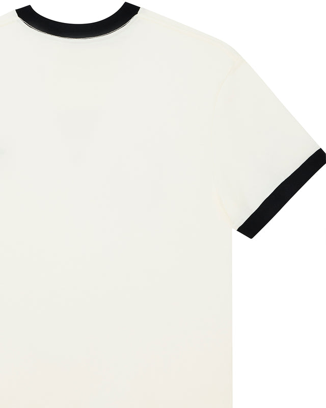 Arrows Ringer Tee - Pristine White