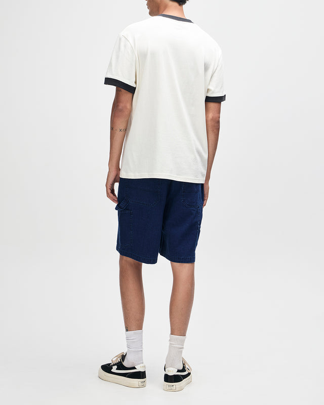 Arrows Ringer Tee - Pristine White