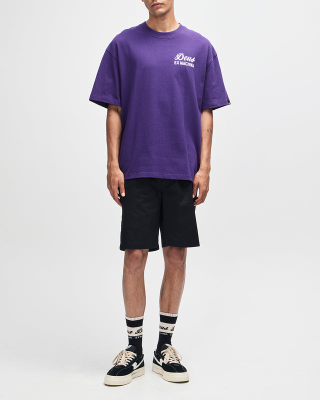 Venice Sign Tee - Violet Indigo