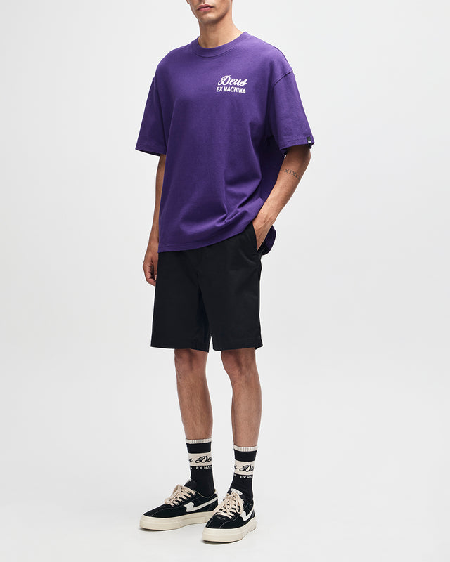 Venice Sign Tee - Violet Indigo