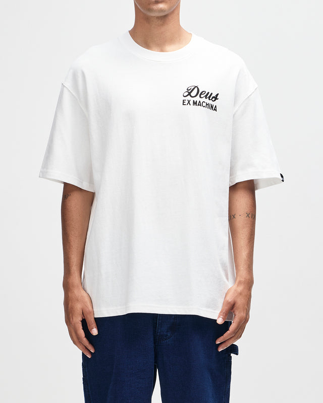 D261MTS199-VeniceSignTee-White