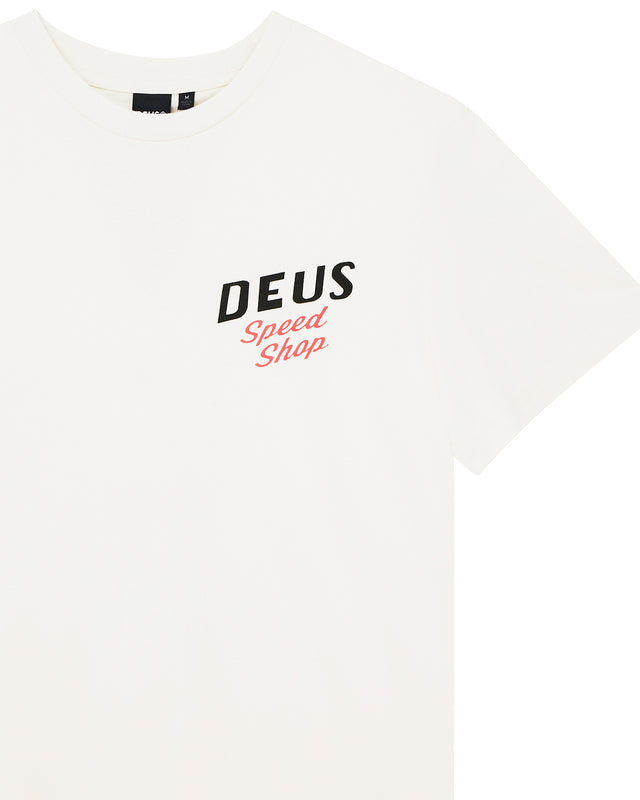 Dogleg Tee - Dirty White