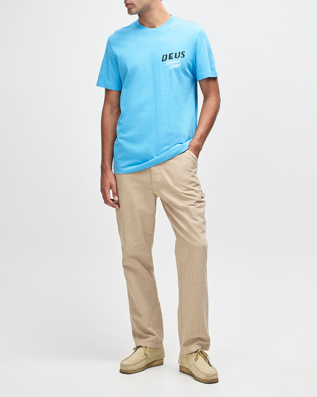 Dogleg Tee - Bonnie Blue