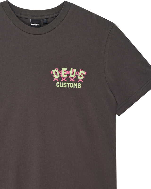 Fancy Pansy Tee - Anthracite