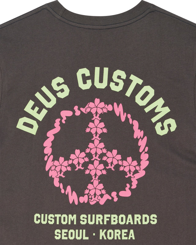 Fancy Pansy Tee - Anthracite