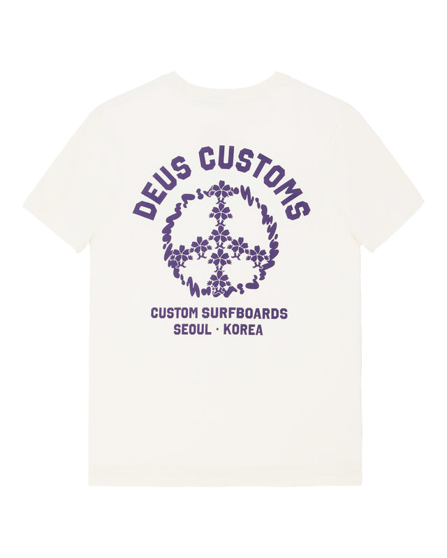 Fancy Pansy Tee - Vintage White