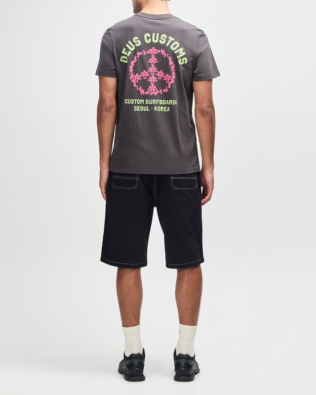 Fancy Pansy Tee - Anthracite