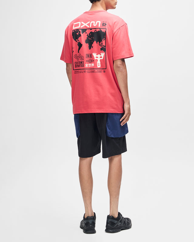 Departed Tee - Melon Red