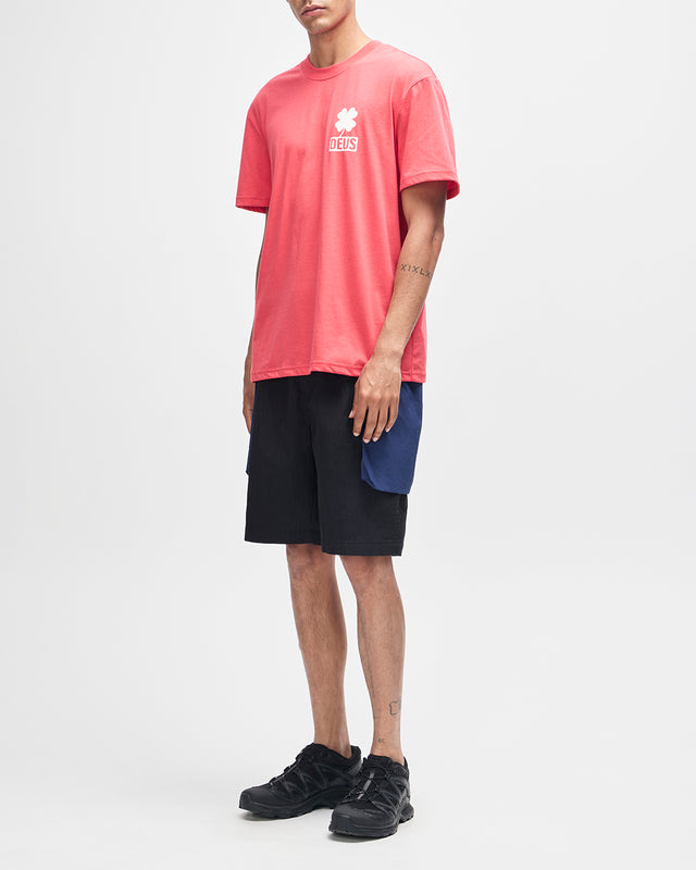 Quad Tee - Melon Red