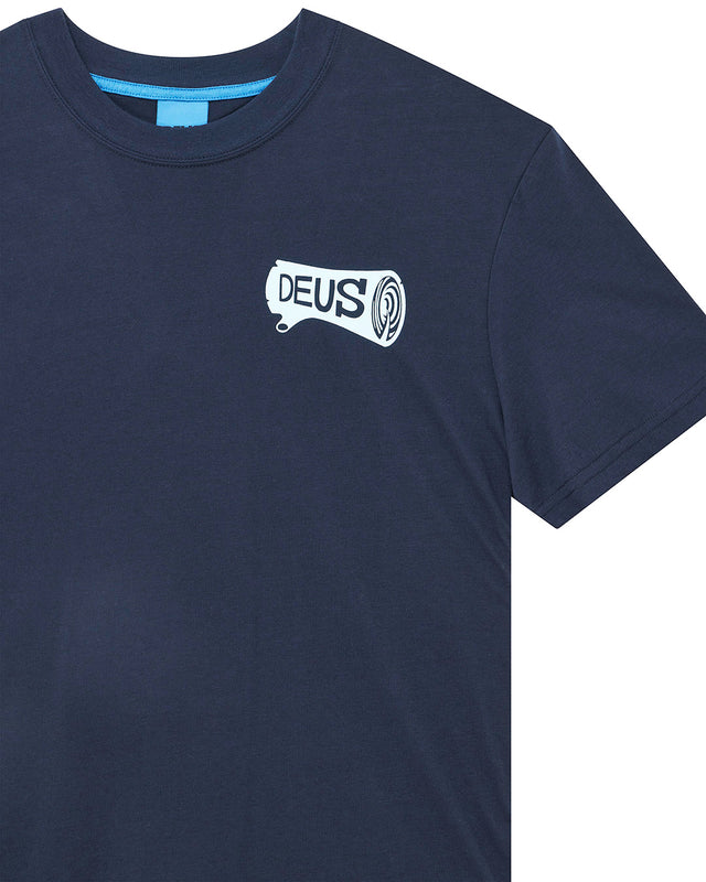 Log Tee - Mechanic Blue