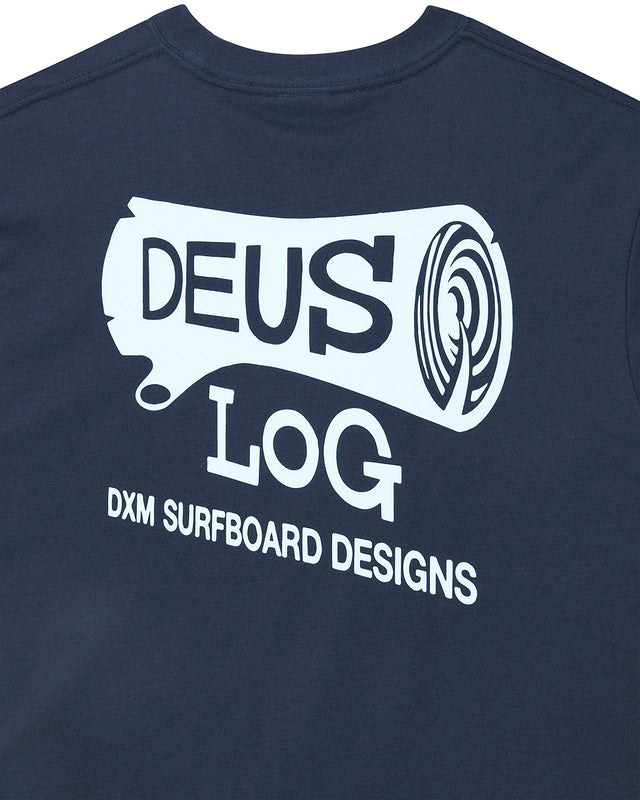 Log Tee - Mechanic Blue
